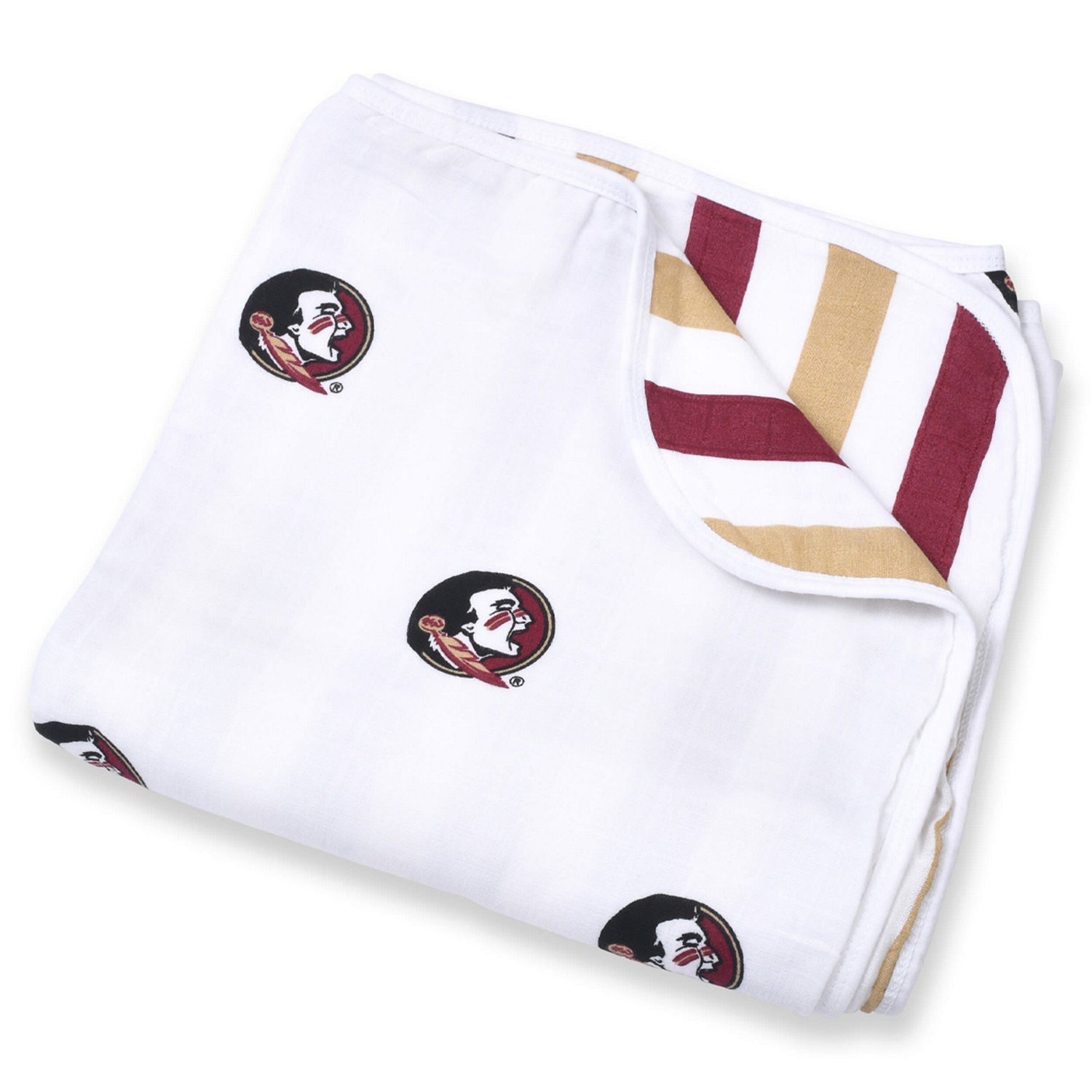 Infant Three Little Anchors Florida State Seminoles 47" x 47" Muslin 4-Layer Blanket - view number 1